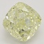 1.58 Ct. Fancy Light Yellow Cushion Diamond