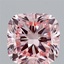 3.06 Ct. Fancy Intense Pink Cushion Lab Grown Diamond