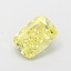 1.11 Ct. Fancy Intense  Yellow Cushion Lab Grown Diamond
