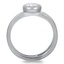 Asymmetric Split Shank Saturn Ring, smallside view