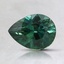 7.6x5.8mm Teal Pear Montana Sapphire