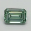 2.27 Ct. Fancy Vivid Green Emerald Lab Grown Diamond
