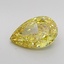 2.52 Ct. Fancy Vivid Yellow Pear Lab Grown Diamond