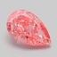 2.07 Ct. Fancy Vivid Pink Pear Lab Grown Diamond