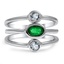 Modern Emerald Vintage Ring