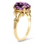 The Gracia Ring, smalltop view on a hand