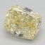 2.56 Ct. Fancy Intense Yellow Cushion Lab Grown Diamond