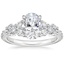 18K White Gold Tatiana Diamond Ring, smalltop view