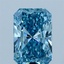 1.11 Ct. Fancy Vivid Blue Radiant Lab Grown Diamond