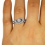 The Frankie Matched Set, smallzoomed in top view on a hand