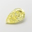 1.71 Ct. Fancy Yellow Pear Lab Grown Diamond