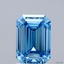 2.06 Ct. Fancy Vivid Blue Emerald Lab Grown Diamond