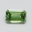 1.00 Ct. Fancy Vivid Green Emerald Lab Grown Diamond