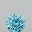 1.09 Ct. Fancy Vivid  Blue Round Lab Grown Diamond