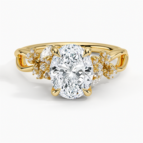 18K Yellow Gold Summer Blossom Diamond Ring (1/4 ct. tw.)