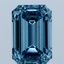 2.00 Ct. Fancy Vivid Blue Emerald Lab Grown Diamond