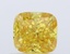0.72 Ct. Fancy Vivid  Yellow Cushion Lab Grown Diamond