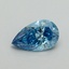 1.10 Ct. Fancy Vivid Blue Pear Lab Grown Diamond