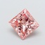 2.04 Ct. Fancy Intense Pink Princess Lab Grown Diamond