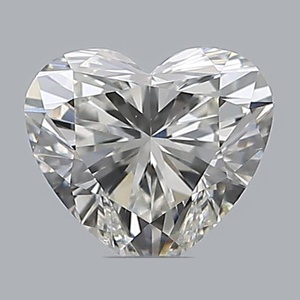 Heart diamond — real photo