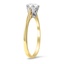 The Fiorenze Ring, smalltop view on a hand