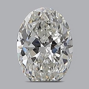 Oval diamond — real photo
