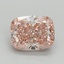 2.00 Ct. Fancy Vivid Pink Cushion Lab Grown Diamond