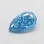 1.16 Ct. Fancy Vivid Blue Pear Lab Grown Diamond
