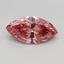 0.57 Ct. Fancy Vivid Pink Marquise Lab Grown Diamond