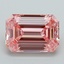1.62 Ct. Fancy Intense Pink Emerald Lab Grown Diamond
