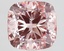 4.31 Ct. Fancy Vivid Pink Cushion Lab Grown Diamond