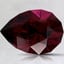 11.6x8.2mm Unheated Red Modified Pear Rhodolite Garnet