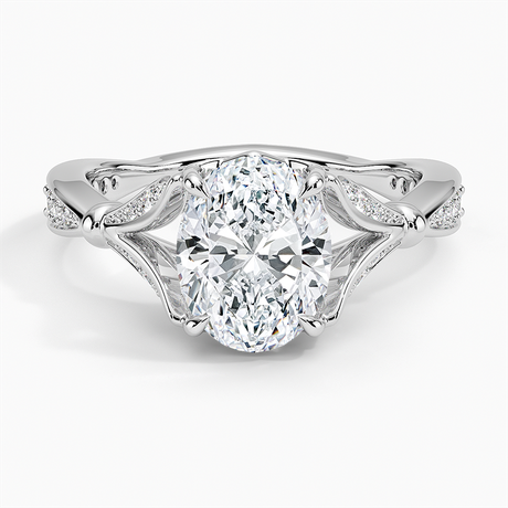 18K White Gold Zinnia Diamond Ring (1/3 ct. tw.)