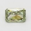 3.06 Ct. Fancy Vivid Green Radiant Lab Grown Diamond