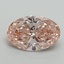 4.00 Ct. Fancy Vivid Pink Oval Lab Grown Diamond