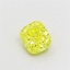 1.29 Ct. Fancy Intense  Yellow Cushion Lab Grown Diamond