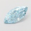 1.08 Ct. Fancy Vivid  Blue Marquise Lab Grown Diamond