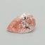0.34 Ct. Fancy Vivid Pink Pear Lab Grown Diamond
