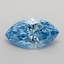 0.40 Ct. Fancy Vivid Blue Marquise Lab Grown Diamond