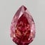 5.05 Ct. Fancy Vivid Brownish Pink Pear Lab Grown Diamond