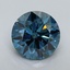 3.02 Ct. Fancy Vivid Blue Round Lab Grown Diamond