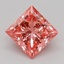 1.06 Ct. Fancy Vivid Pink Princess Lab Grown Diamond