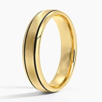 Everett 5mm Wedding Ring in 18K Yellow Gold