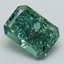 5.37 Ct. Fancy Vivid Green Radiant Lab Grown Diamond