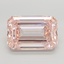 7.04 Ct. Fancy Intense  Pink Emerald Lab Grown Diamond