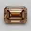 5.03 Ct. Fancy  Brown Emerald Lab Grown Diamond