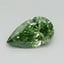 0.52 Ct. Fancy Vivid Green Pear Lab Grown Diamond