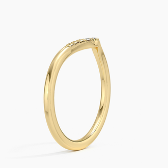 Laurel Contoured Diamond Ring