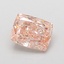0.90 Ct. Fancy Intense Pink Cushion Lab Grown Diamond