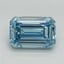 5.13 Ct. Fancy Intense Blue Emerald Lab Grown Diamond